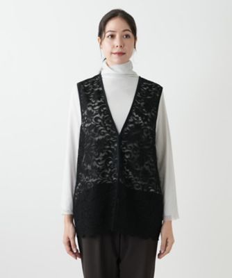 総レースベスト | Leilian plus house (Women/大きいサイズ)/レリアン
