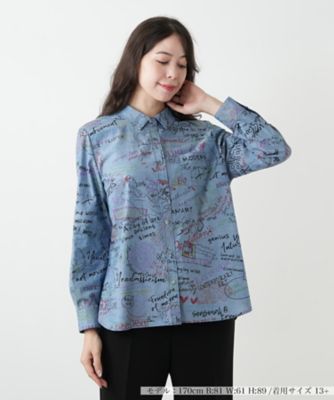 ＜Leilian plus house (Women/大きいサイズ)＞プリントブラウス