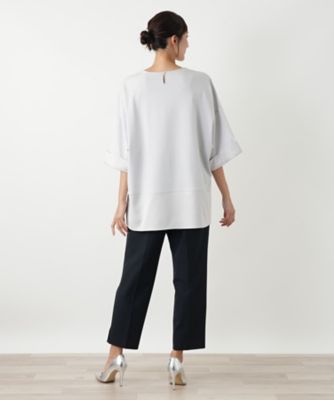 大きいサイズ☆新品未使用☆タグ付き Leilian レリアン チュニック 日本製 切替チュニックカットソー | Leilian plus house (Women/大きい