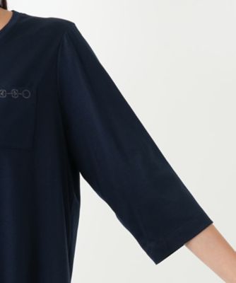 刺繍七分袖カットソー | Leilian plus house (Women/大きいサイズ