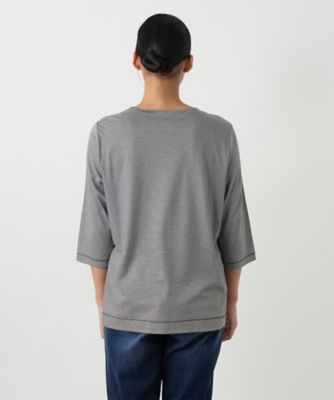 刺繍クルーネックカットソー | Leilian plus house (Women