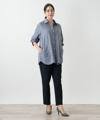 F396 美品 XL 13+ レリアン プラスハウス リバーシブル レディース リバーシブルブラウス | Leilian plus house (Women/大きい