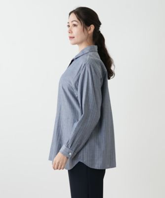 F396 美品 XL 13+ レリアン プラスハウス リバーシブル レディース リバーシブルブラウス | Leilian plus house (Women/大きい