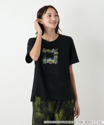 綺麗 Leilian 13+ レリアン ペイズリー Tシャツ プラスハウス 店舗人気】ペイズリーカットソー|レリアン プラスハウス