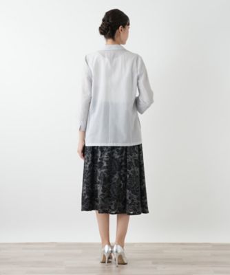 美品　レリアン9号　ベージュの七分袖ジャケット 七分袖ジャケット【Leilian WHITE LABEL】|レリアン | レリアン