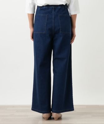 ワイドデニムパンツ【L JEANS】 | Leilian plus house
