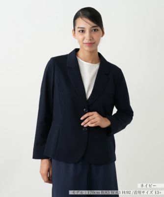 ＜Leilian plus house (Women/大きいサイズ)＞ブレザー【Ｌｅｉｌｉａｎ　ＷＨＩＴＥ　ＬＡＢＥＬ】