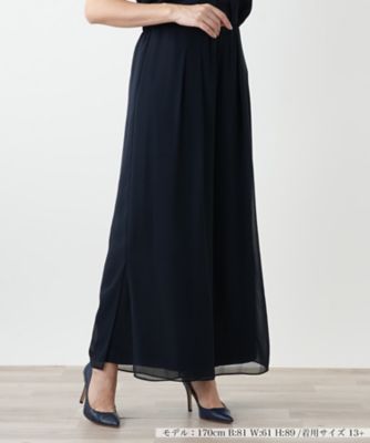 ＜Leilian plus house (Women/大きいサイズ)＞ドレープワイドパンツ