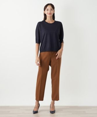 クルーネックニット | Leilian plus house (Women/大きいサイズ