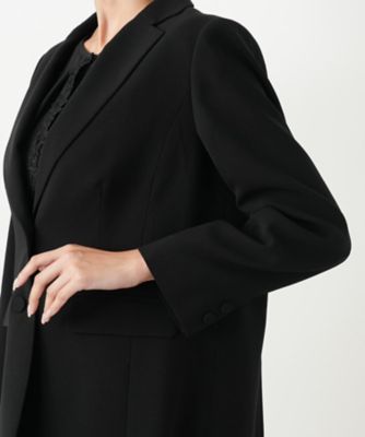 レリアン　スーツ　黒　13プラス　フォーマル フォーマル】ジャカードスーツ|レリアン プラスハウス