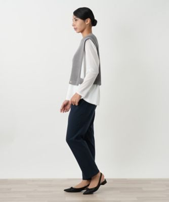 ニットベスト | Leilian plus house (Women/大きいサイズ