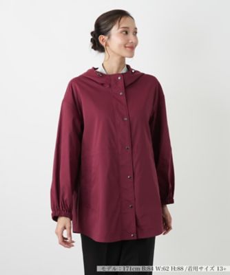 【送料無料】Leilian plus house (Women/大きいサイズ)/レリアン プラスハウス フーディーアウター 78アカ コート・ジャケット【三越伊勢丹/公式】