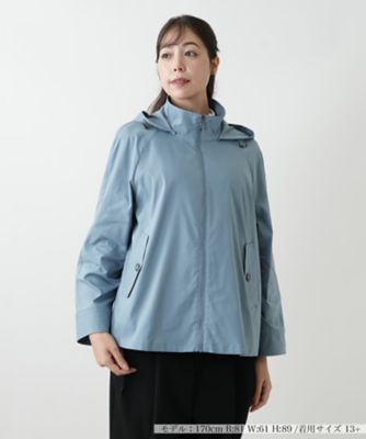 美品 LLサイズ レリアン プラスハウス ナイロンジャケット 13+ ノーカラージャケット | Leilian plus house (Women/大きい