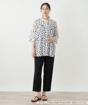 ドットブラウス【Ｌｅｉｌｉａｎ　ＷＨＩＴＥ　ＬＡＢＥＬ】