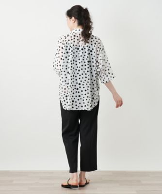 ドットブラウス【Ｌｅｉｌｉａｎ　ＷＨＩＴＥ　ＬＡＢＥＬ】