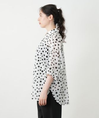 ドットブラウス【Ｌｅｉｌｉａｎ　ＷＨＩＴＥ　ＬＡＢＥＬ】