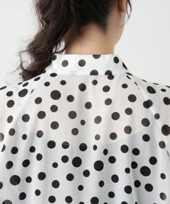 ドットブラウス【Ｌｅｉｌｉａｎ　ＷＨＩＴＥ　ＬＡＢＥＬ】