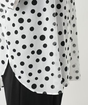 ドットブラウス【Ｌｅｉｌｉａｎ　ＷＨＩＴＥ　ＬＡＢＥＬ】