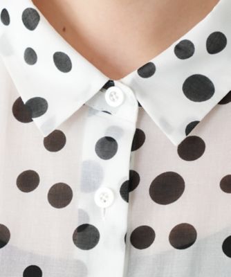 ドットブラウス【Ｌｅｉｌｉａｎ　ＷＨＩＴＥ　ＬＡＢＥＬ】