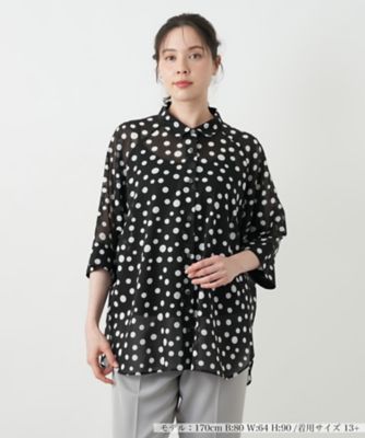 ドットブラウス【Ｌｅｉｌｉａｎ　ＷＨＩＴＥ　ＬＡＢＥＬ】