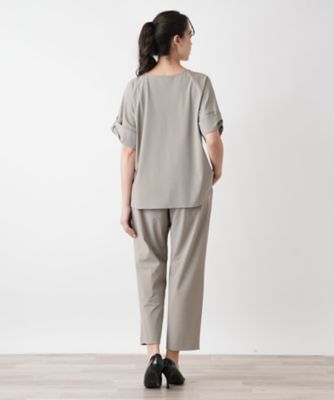 【店舗人気】Ｖネックブラウス【ＢＯＵＲＧＥ】