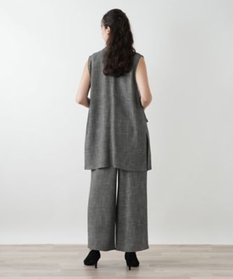 2025年モデル 極美品 レリアン キルティングベスト 現行 大きいサイズL ラペルドベスト【Leilian WHITE LABEL】 | Leilian
