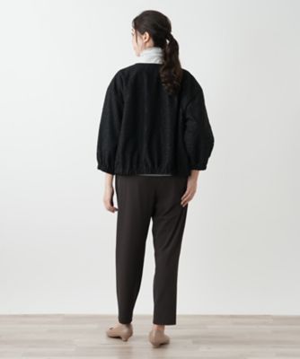 美品 レリアン プラスハウス ノーカラーライトジャケット 大きいサイズ 店舗人気】ノーカラージャケット | Leilian plus house (Women