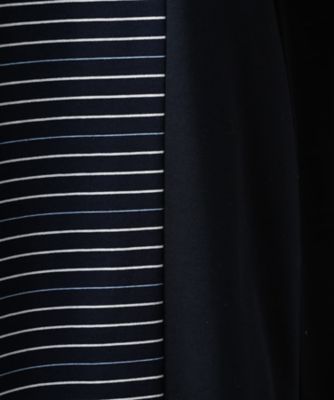 【店舗人気】ボーダー切替ブラウス【Ｌｅｉｌｉａｎ　ＷＨＩＴＥ　ＬＡＢＥＬ】