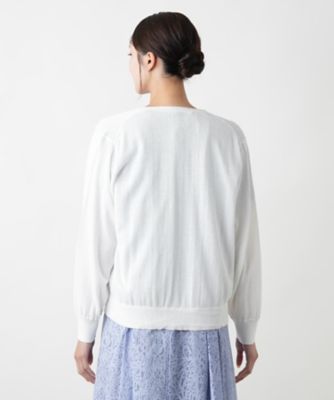 Ｖネックカーディガン【Ｌｅｉｌｉａｎ　ＷＨＩＴＥ　ＬＡＢＥＬ】