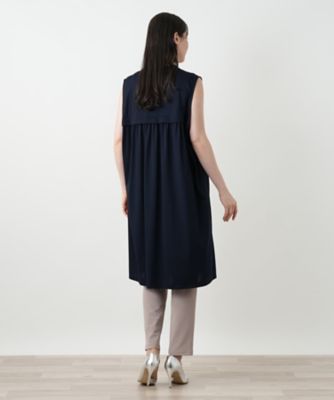 美品 レリアン プラスハウス ロングベスト ジレ 3XL 大きいサイズ 異素材 デザインジレ|レリアン プラスハウス | レリアン公式オンライン