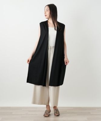 ロングベスト【プラス企画】 | Leilian plus house (Women