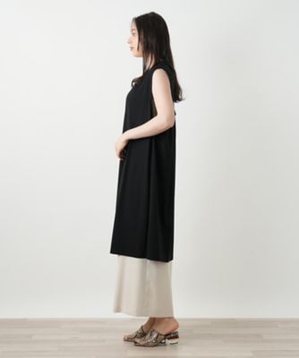 美品 レリアン プラスハウス ロングベスト ジレ 3XL 大きいサイズ 異素材 ロングベスト【プラス企画】 | Leilian plus house (Women