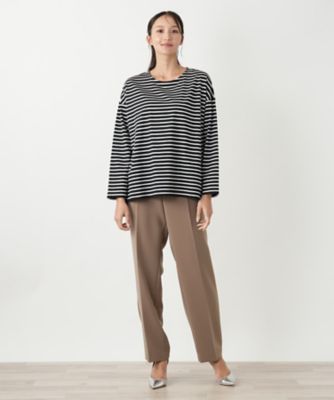 ボーダーカットソー【プラス企画】 | Leilian plus house (Women