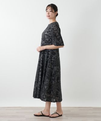 刺繍フレアワンピース | Leilian plus house (Women/大きい