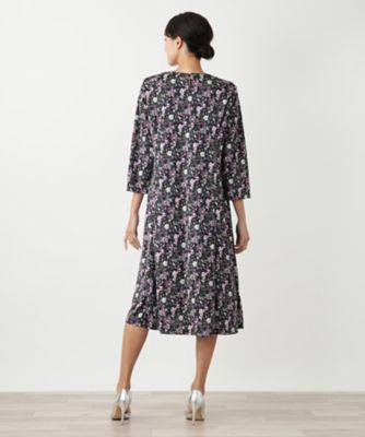 レリアン　花柄　ワンピース　15号 花柄ワンピース【プラス企画】 | Leilian plus house (Women