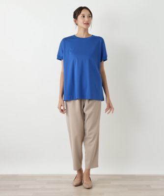 Leilian PLUS HOUSE / レリアンプラスハウス クルーネックカットソー【プラス企画】 クルーネックカットソー【プラス企画】 | Leilian plus house