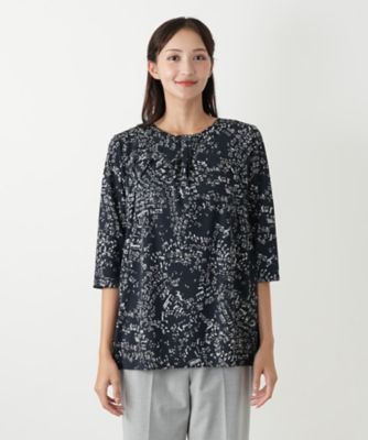 レリアン　トップス　17プラス　Ｔシャツ ロゴデザインTシャツ | Leilian (Women)/レリアン | 三越伊勢丹