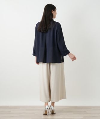 七分袖ブラウス【Leilian WHITE LABEL