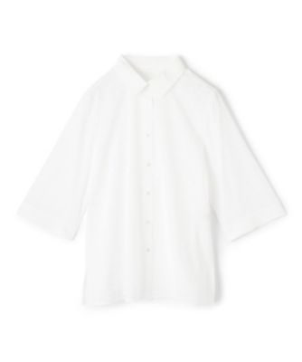 ＜Leilian plus house (Women/大きいサイズ)＞カットワーク七分袖ブラウス【Ｌｅｉｌｉａｎ　ＷＨＩＴＥ　ＬＡＢＥＬ】