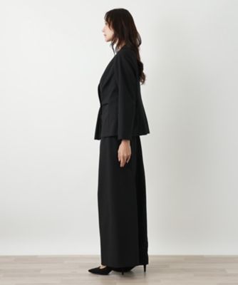 美品 レリアン プラスハウス ノーカラーライトジャケット 大きいサイズ ノーカラージャケット【BOURGE】 | Leilian plus house