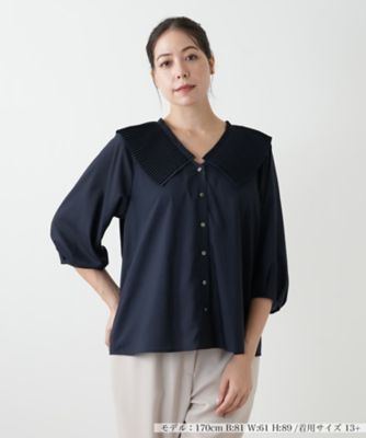 極美品 Leilian レリアン 半袖 ブラウス シャツ トップス 日本製 半袖ブラウス|レリアン | レリアン公式オンラインストア