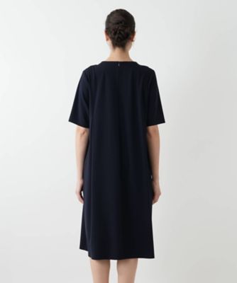 Vネックフレアワンピース【Leilian WHITE