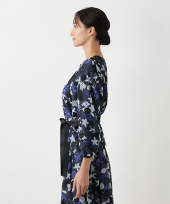 花柄ブラウススーツ【Leilian WHITE LABEL
