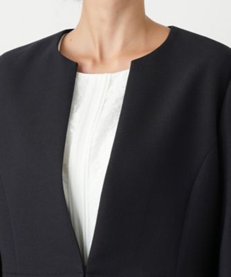 新品タグ付 leilian plus house レリアン ジャケット 大きい ノーカラージャケット | Leilian plus house (Women/大きい