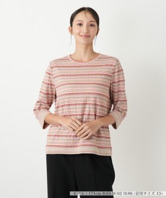 Leilian　レリアン　半袖Tシャツ　サイズ13プラス　ピンク Leilian レリアン 半袖Tシャツ サイズ13プラス ピンク Leilian
