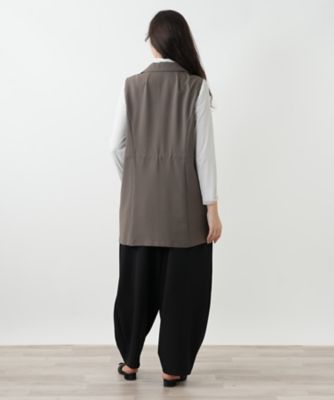 ラペルドロングベスト【プラス企画】 | Leilian plus house