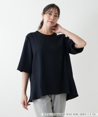 Leilian PLUS HOUSE / レリアンプラスハウス スクエアネックブラウス スクエアネックブラウス | Leilian plus house (Women/大きい