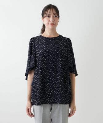 レリアン レリアンプラスハウス 13+ フレアスリーブブラウス ピサーノ