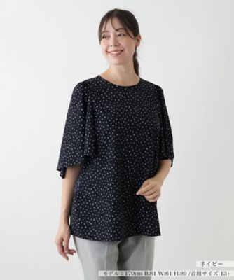 店舗人気】シルククルーネックカットソー | Leilian plus house