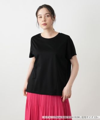 レリアン Leilian カットソー【BOURGE】 （ブラック） 店舗人気】クルーネックカットソー【BOURGE】|レリアン プラス